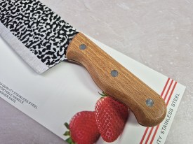 Cuchillo cocina mango madera